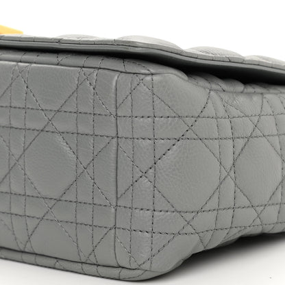 Christian Dior Lambskin Cannage Large Caro Bag Grey Stone 10 of 12