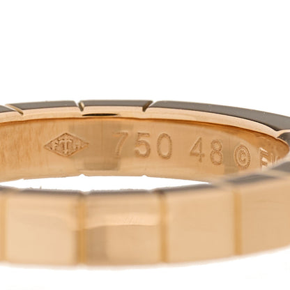 Cartier 18K Pink Gold 3mm Lanieres Ring 48 4.5 5 of 5