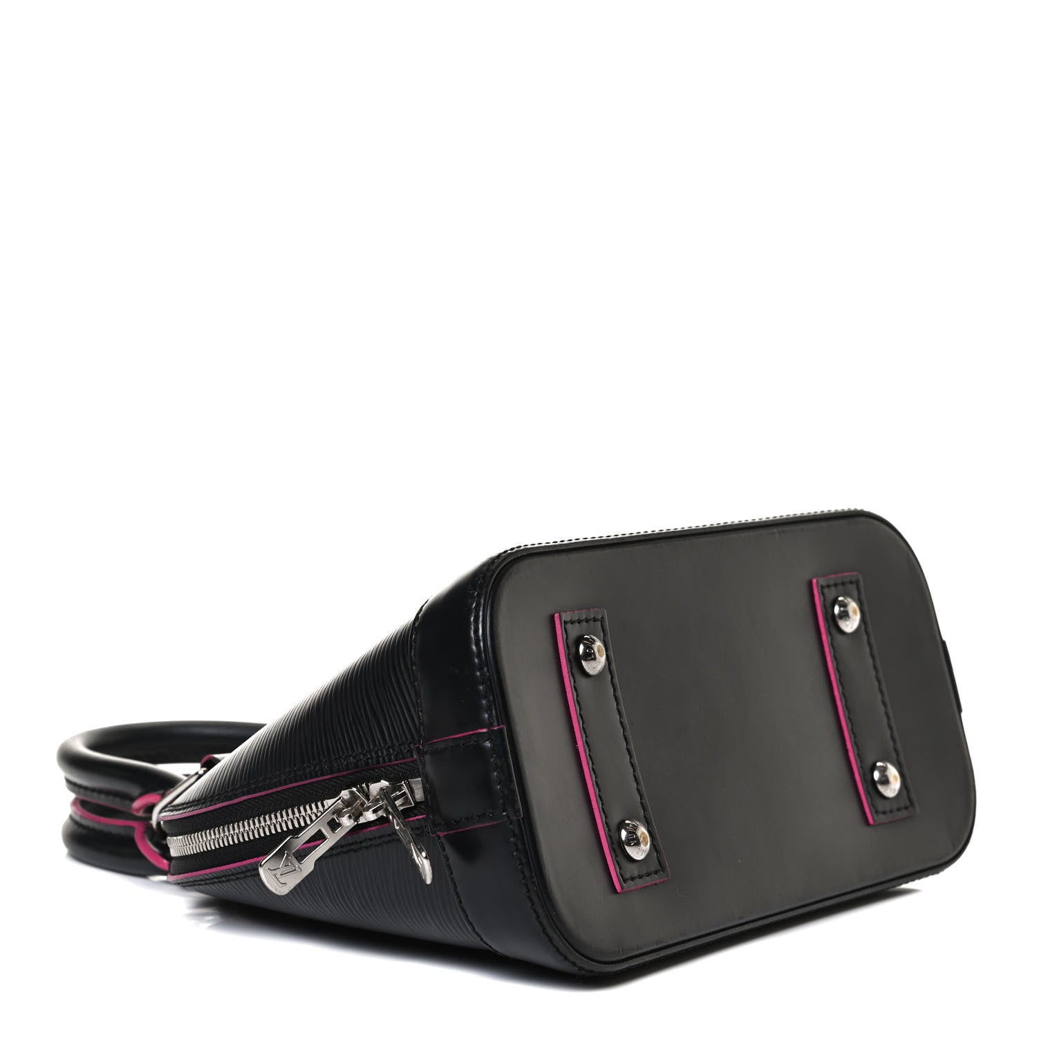Louis Vuitton Epi Alma BB Black Hot Pink 4 of 17
