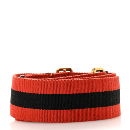 Gucci Canvas Web Shoulder Strap Navy Red 2 of 5
