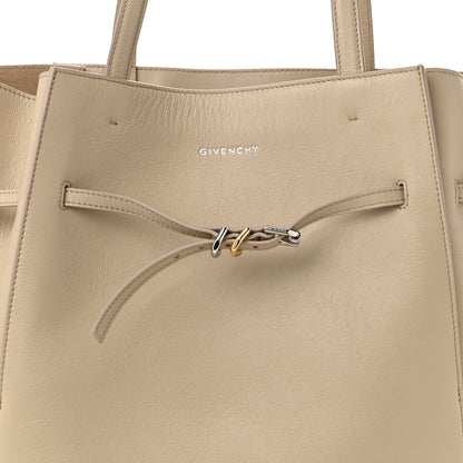 Givenchy Calfskin Voyou Medium North South Tote Natural Beige 7 of 9