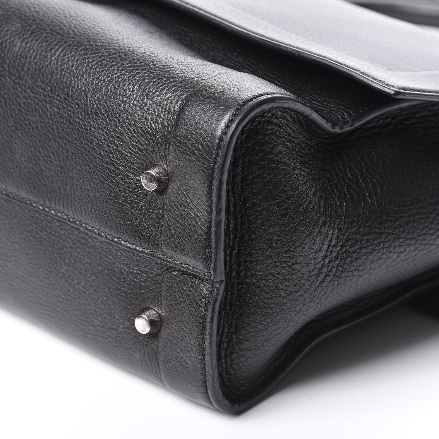 Givenchy Grained Calfskin Medium Shark Lock Satchel Black 6 of 14