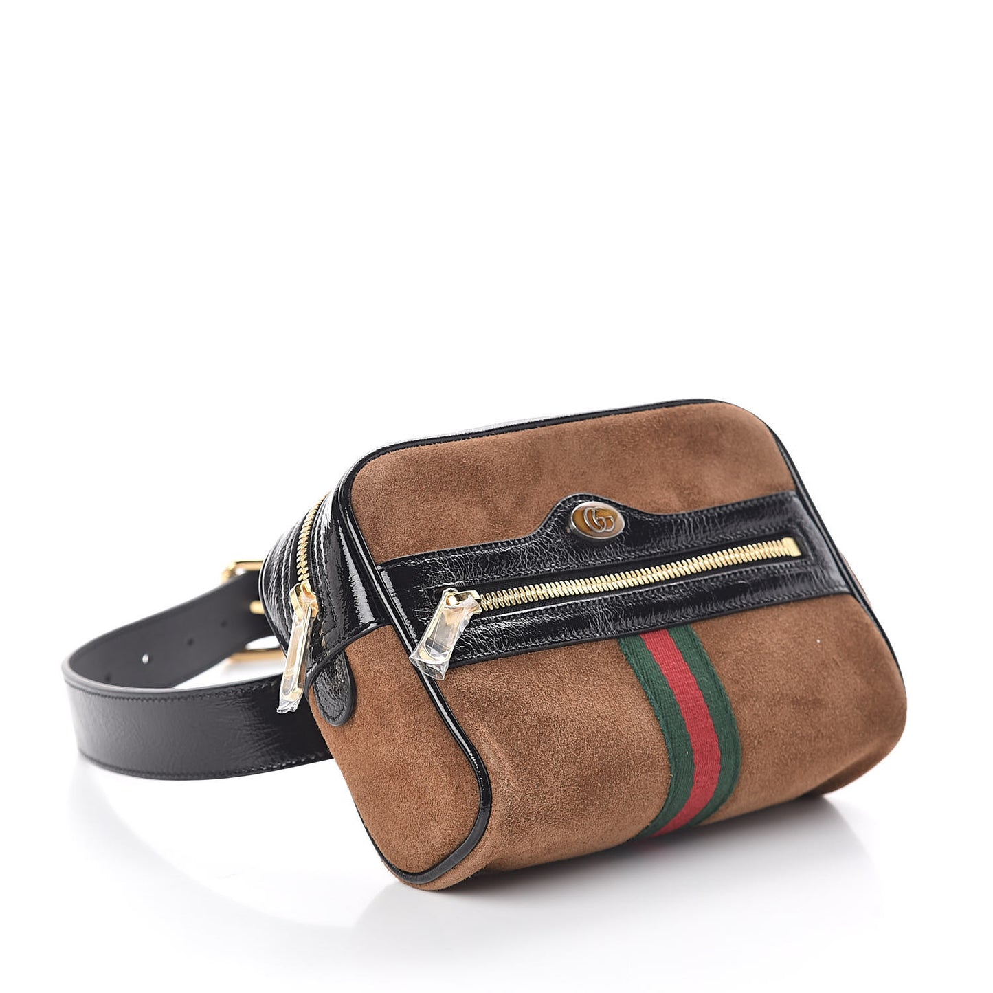 Suede Small Ophidia Belt Bag 75 30 Brown