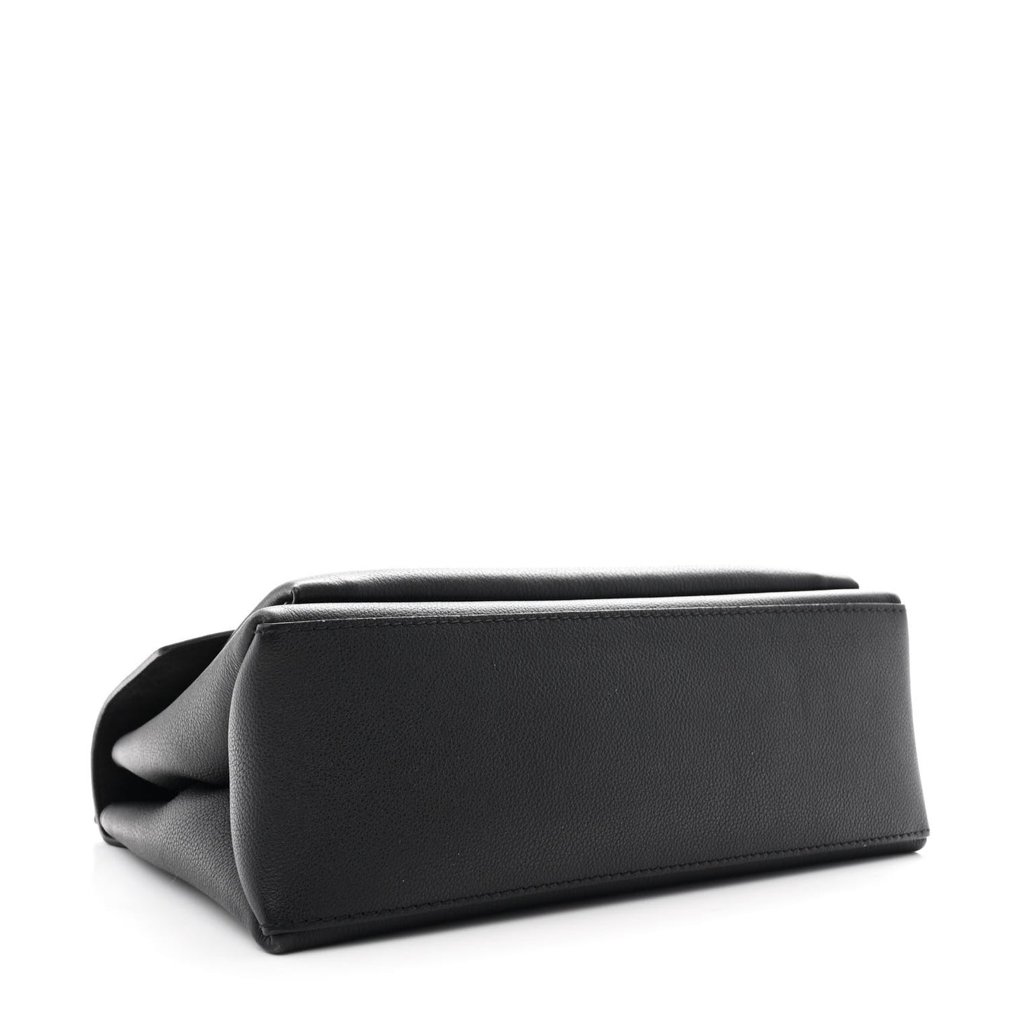 Soft Calfskin My Lockme Top Handle Black