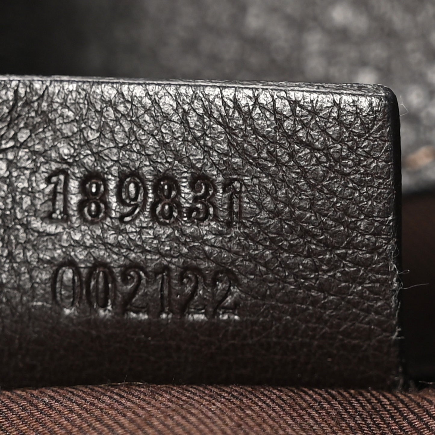 Monogram D Gold Tote Dark Brown