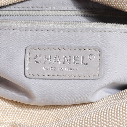 Chanel Coated Canvas Paris Biarritz Hobo Silver 6 of 7