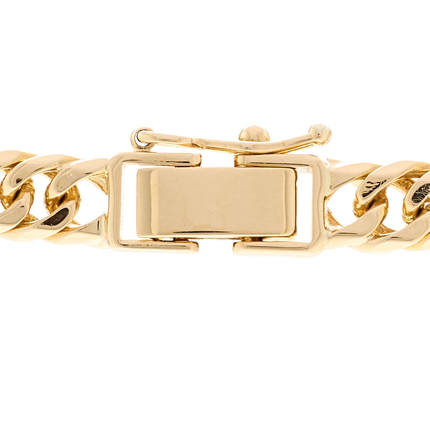 18K Yellow Gold Curb Chain Necklace 23.75"