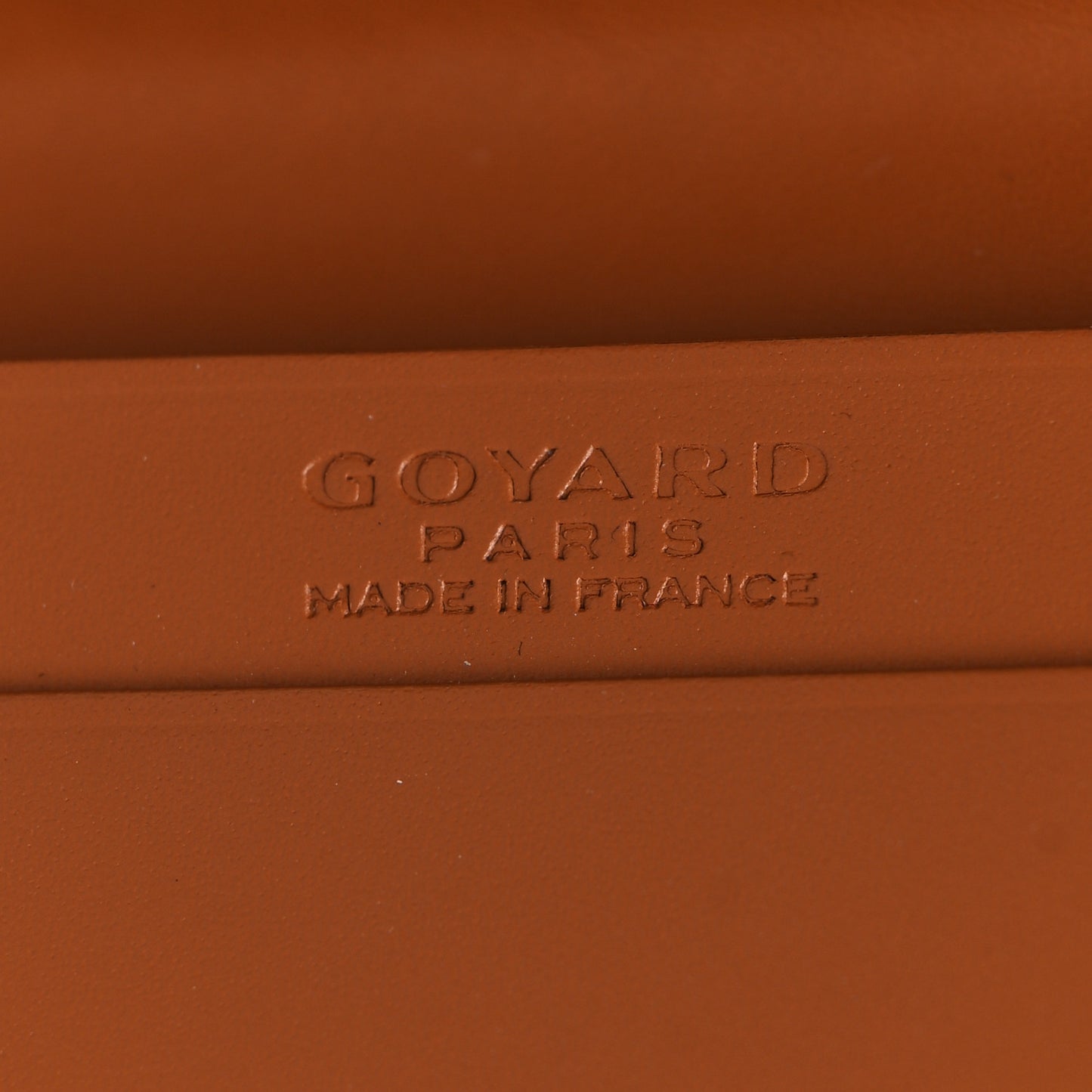 Goyardine Business Card Holder Black Gold