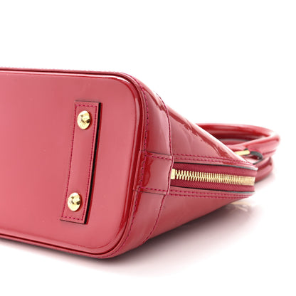Louis Vuitton Vernis Alma BB Cherry 9 of 9