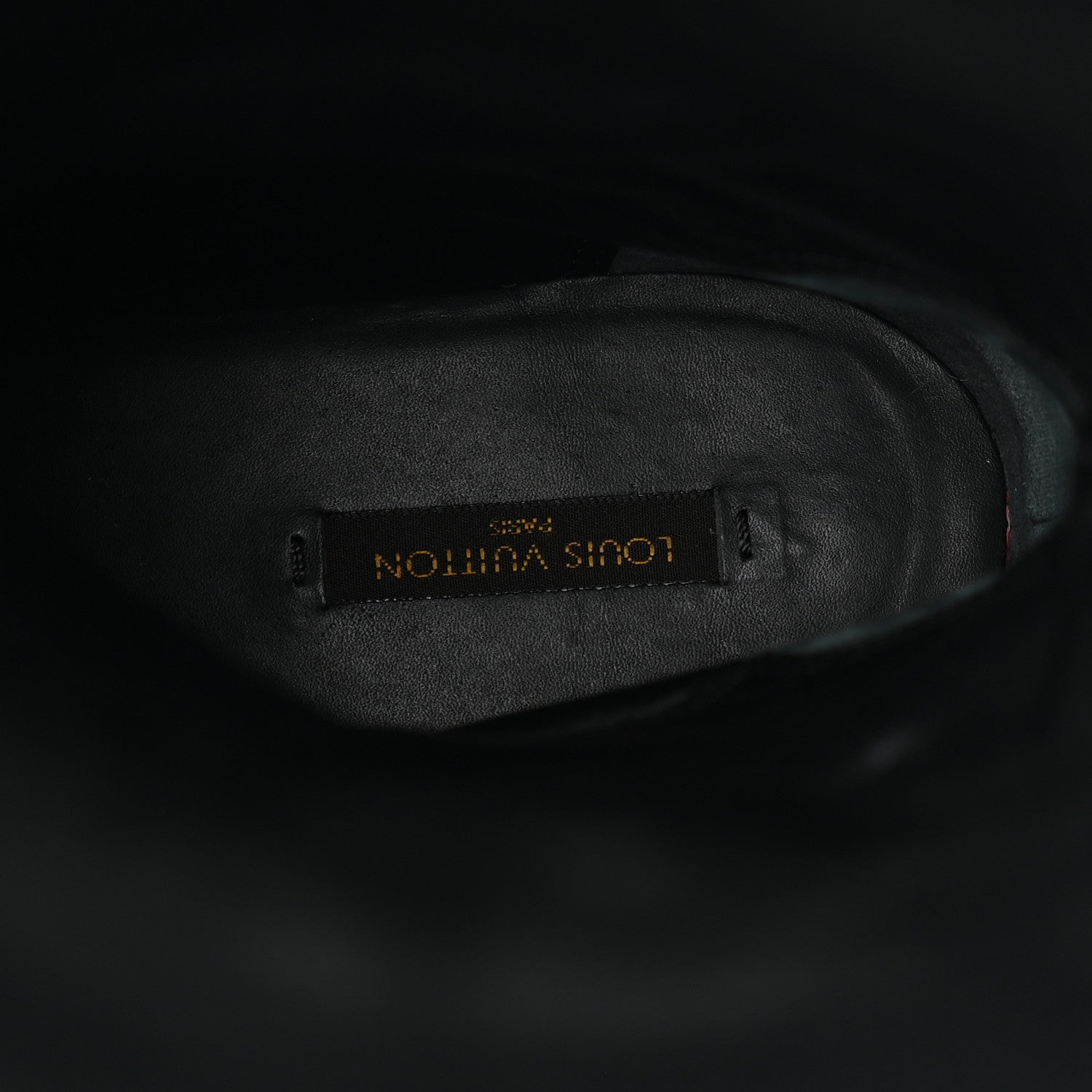 Louis Vuitton Calfskin Heritage Flat High Boots 38.5 Black 7 of 10