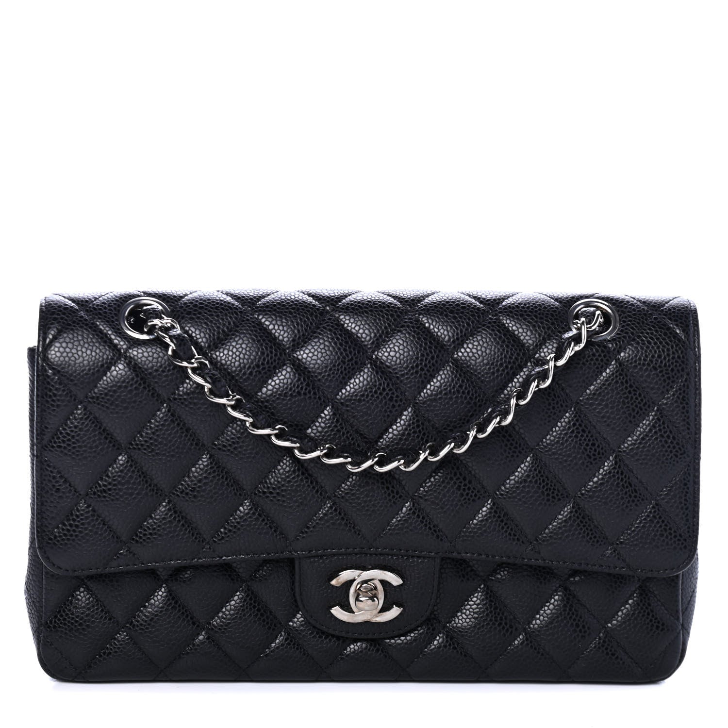 Chanel Caviar Quilted Medium Double Flap Black 1 of 4