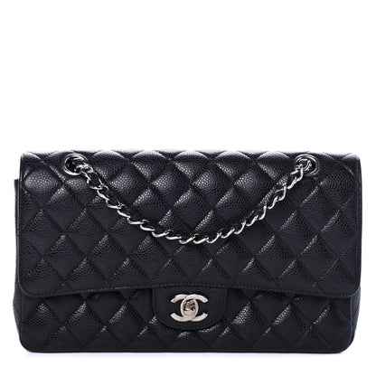 Chanel Caviar Quilted Medium Double Flap Black 1 of 4