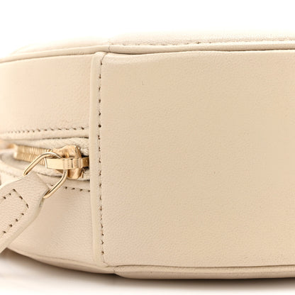 Chanel Lambskin Quilted Chanel 19 Round Clutch With Chain Beige 11 of 12