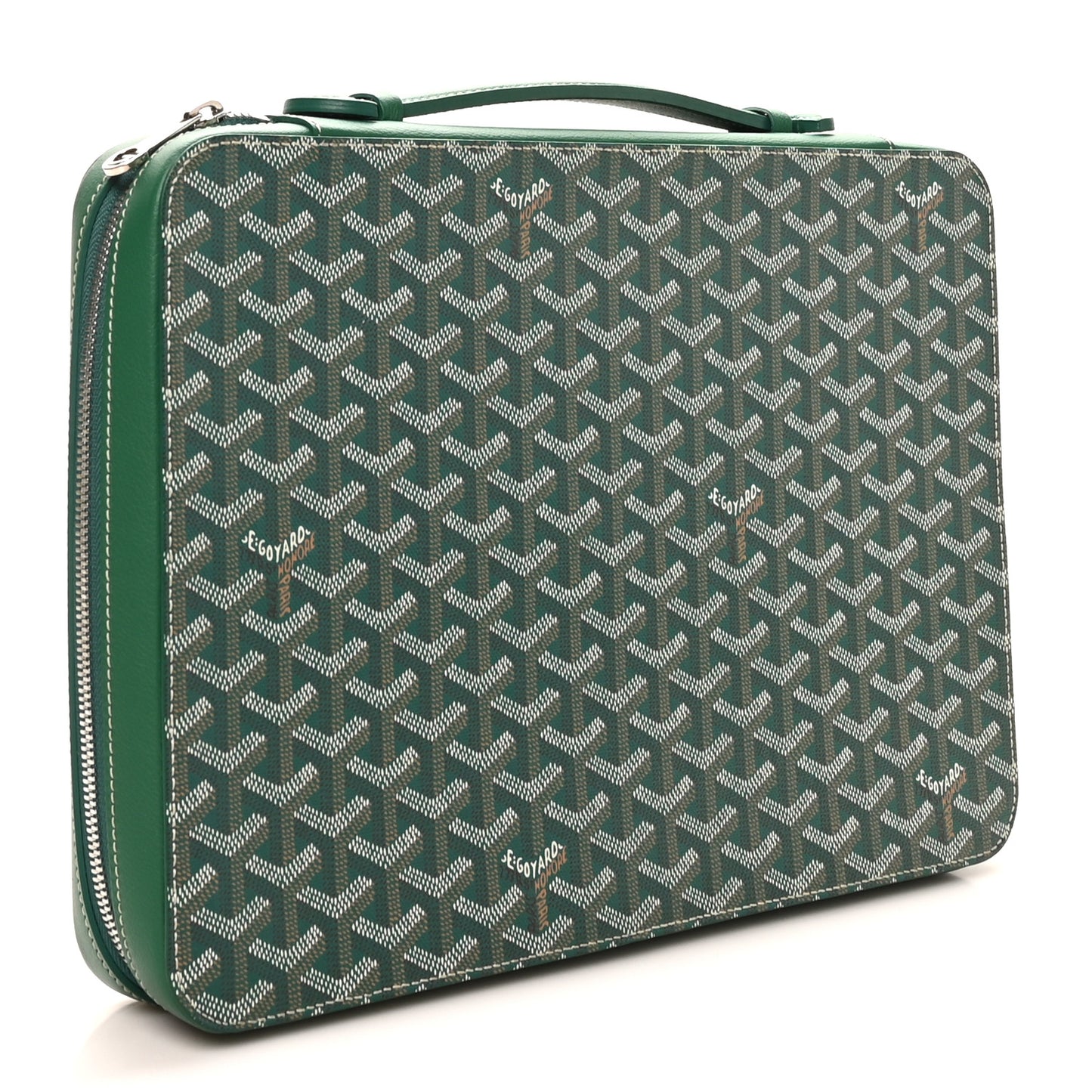 Goyardine Universal Companion Portfolio Green