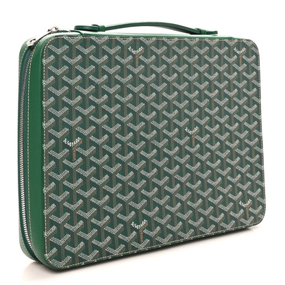 Goyard Goyardine Universal Companion Portfolio Green 3 of 7