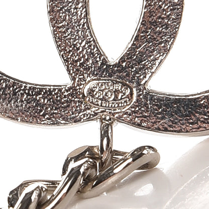 Chanel Enamel CC Chain Belt Black Silver 4 of 4