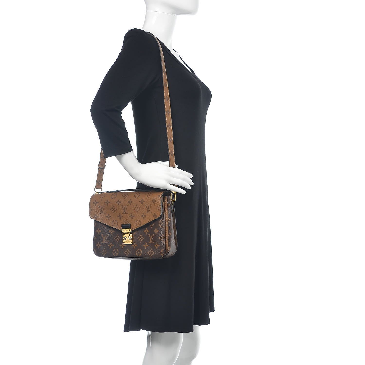 Louis Vuitton Reverse Monogram Pochette Metis 2 of 8