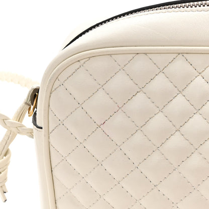 Gucci Nappa Web Trapuntata Small GG Shoulder Bag White 15 of 17