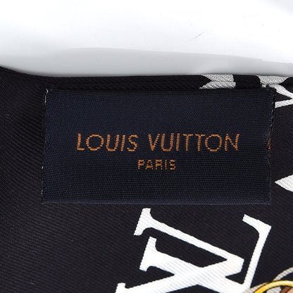 Louis Vuitton Silk Monogram Confidential Bandeau Black 5 of 5
