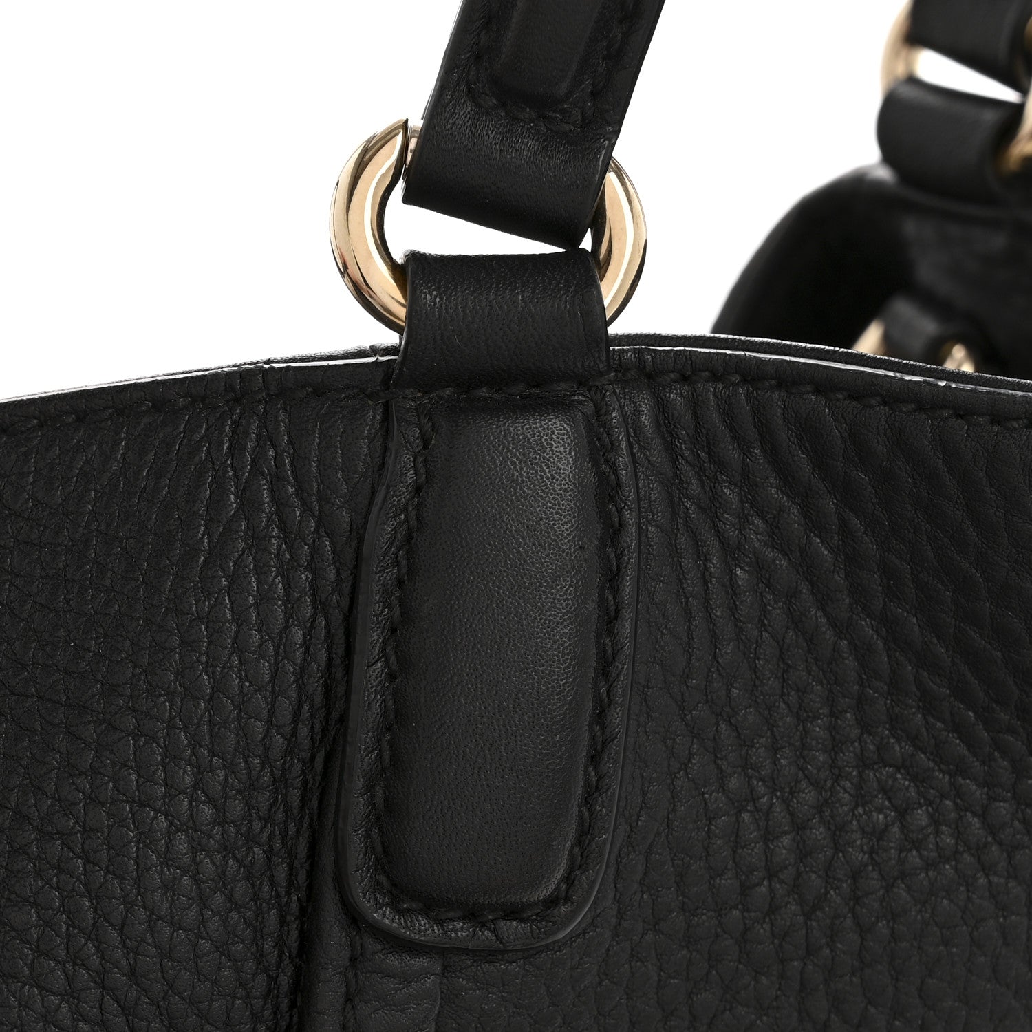 Gucci Pebbled Calfskin Small Soho Shoulder Bag Black 13 of 13