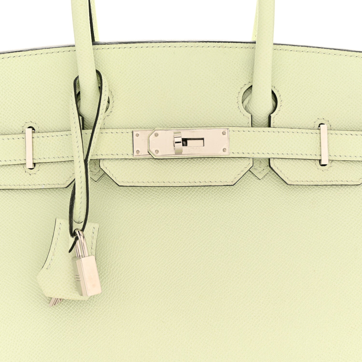 Hermes Epsom Sellier Birkin 30 Vert Fizz 8 of 15