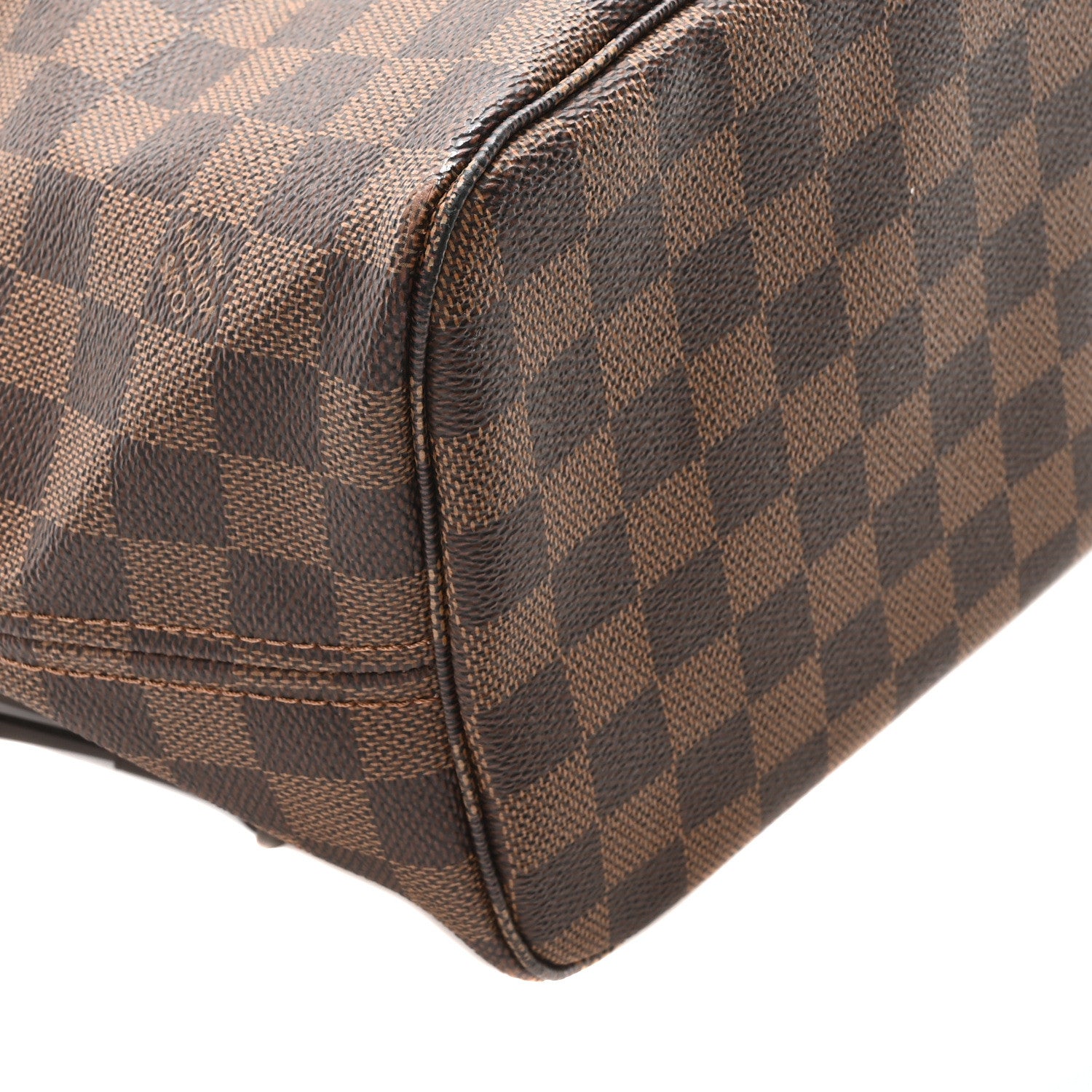 Louis Vuitton Damier Ebene Neo Neverfull MM Rose Ballerine 8 of 9