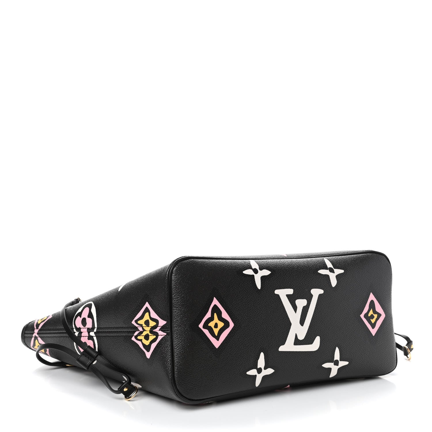 Louis Vuitton Monogram Giant Wild At Heart Neverfull MM Black 3 of 4