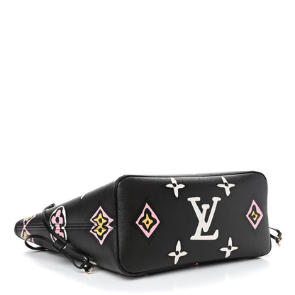 Louis Vuitton Monogram Giant Wild At Heart Neverfull MM Black 3 of 4