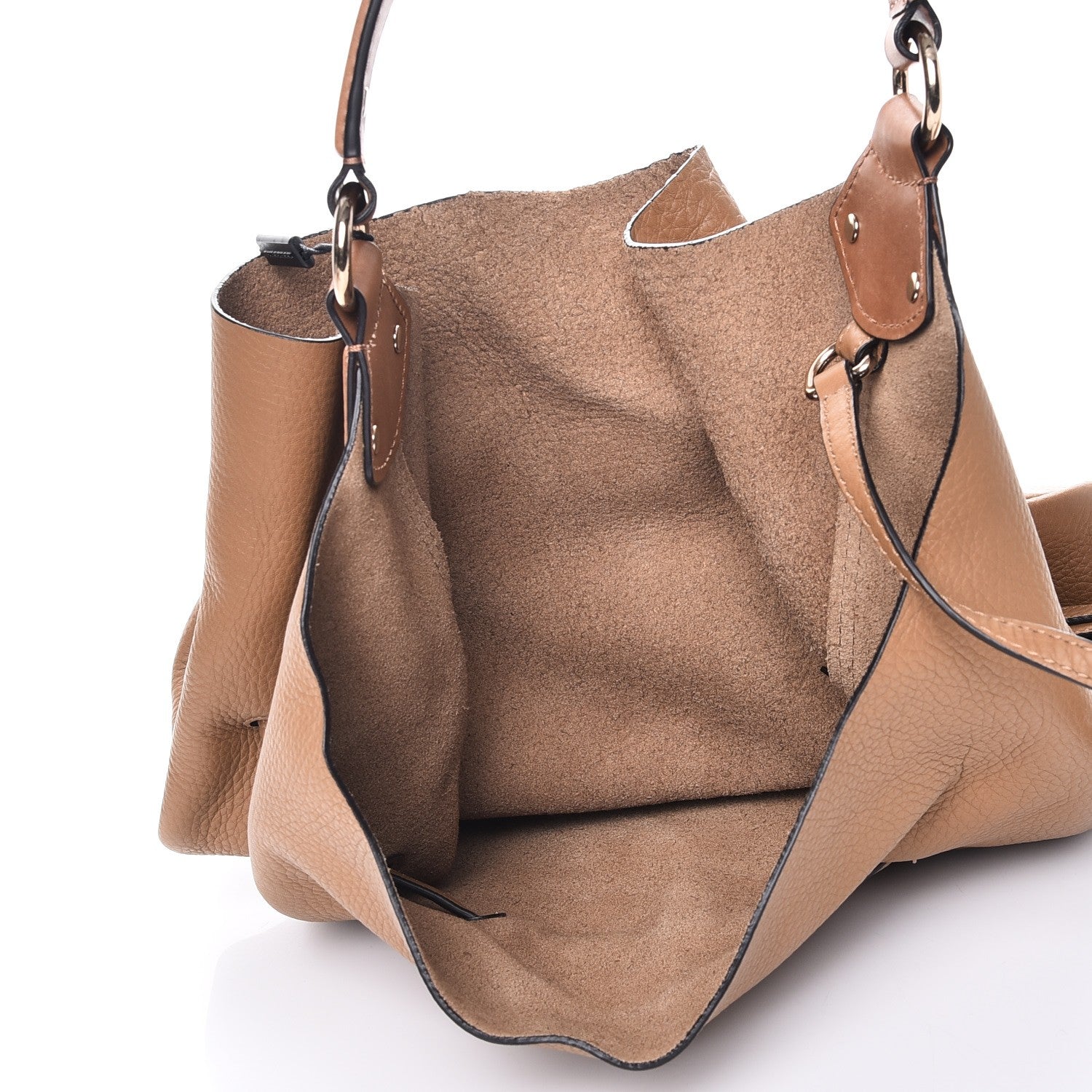 Burberry Grainy Calfskin Large Ashby Hobo Sand 6 of 10