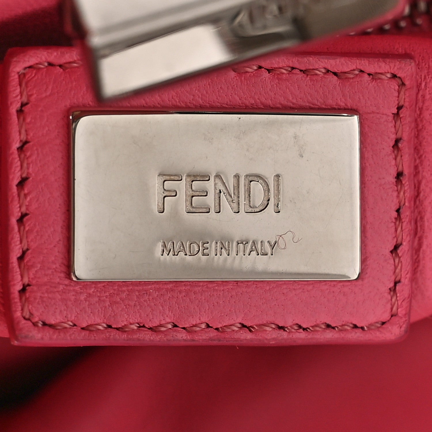 Fendi Nappa Crystal Beaded Ombre Mini Peekaboo Iconic Satchel Pink Beige 7 of 9