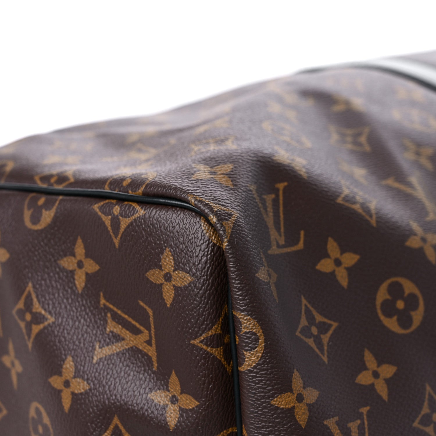 Louis Vuitton Monogram Macassar Keepall Bandouliere 55 7 of 15