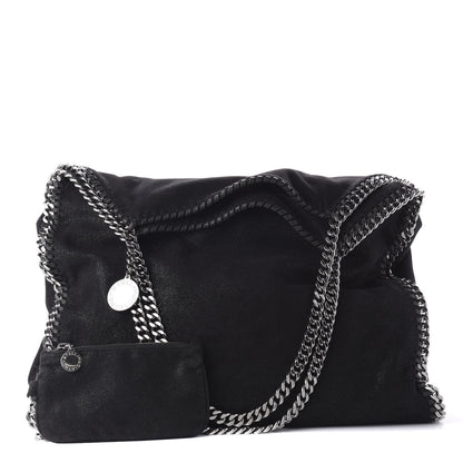 Stella McCartney Shaggy Deer Big Falabella Tote Black 1 of 9