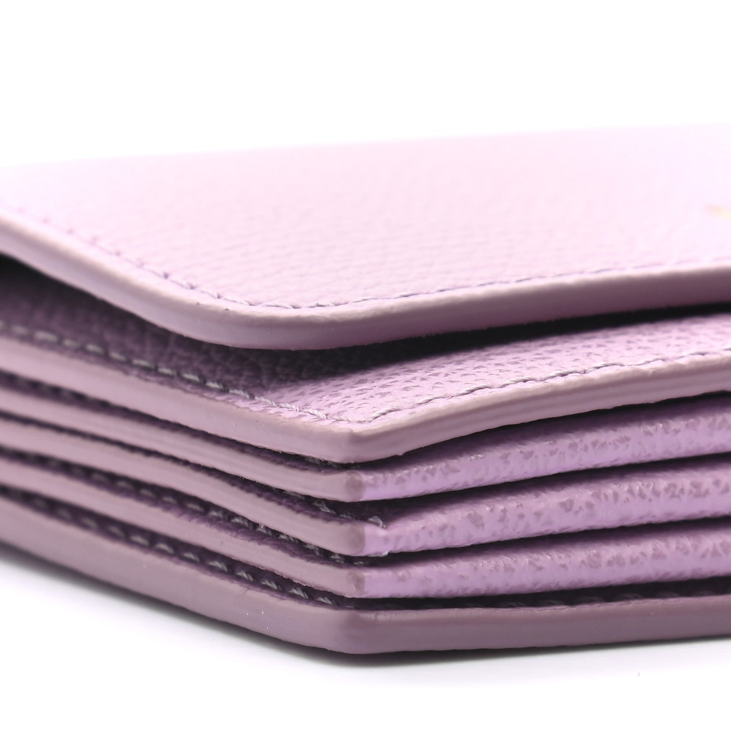 Cross Grain Continental Card Holder Lilac