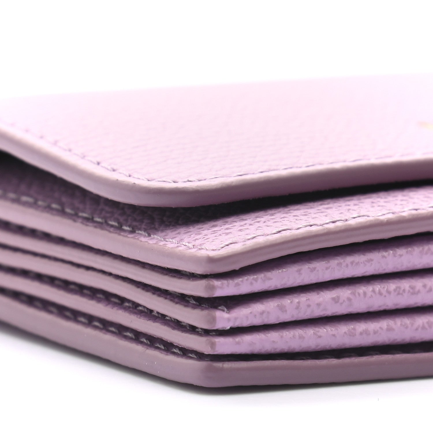 Mulberry Cross Grain Continental Card Holder Lilac 5 of 8