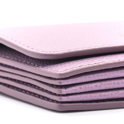 Mulberry Cross Grain Continental Card Holder Lilac 5 of 8