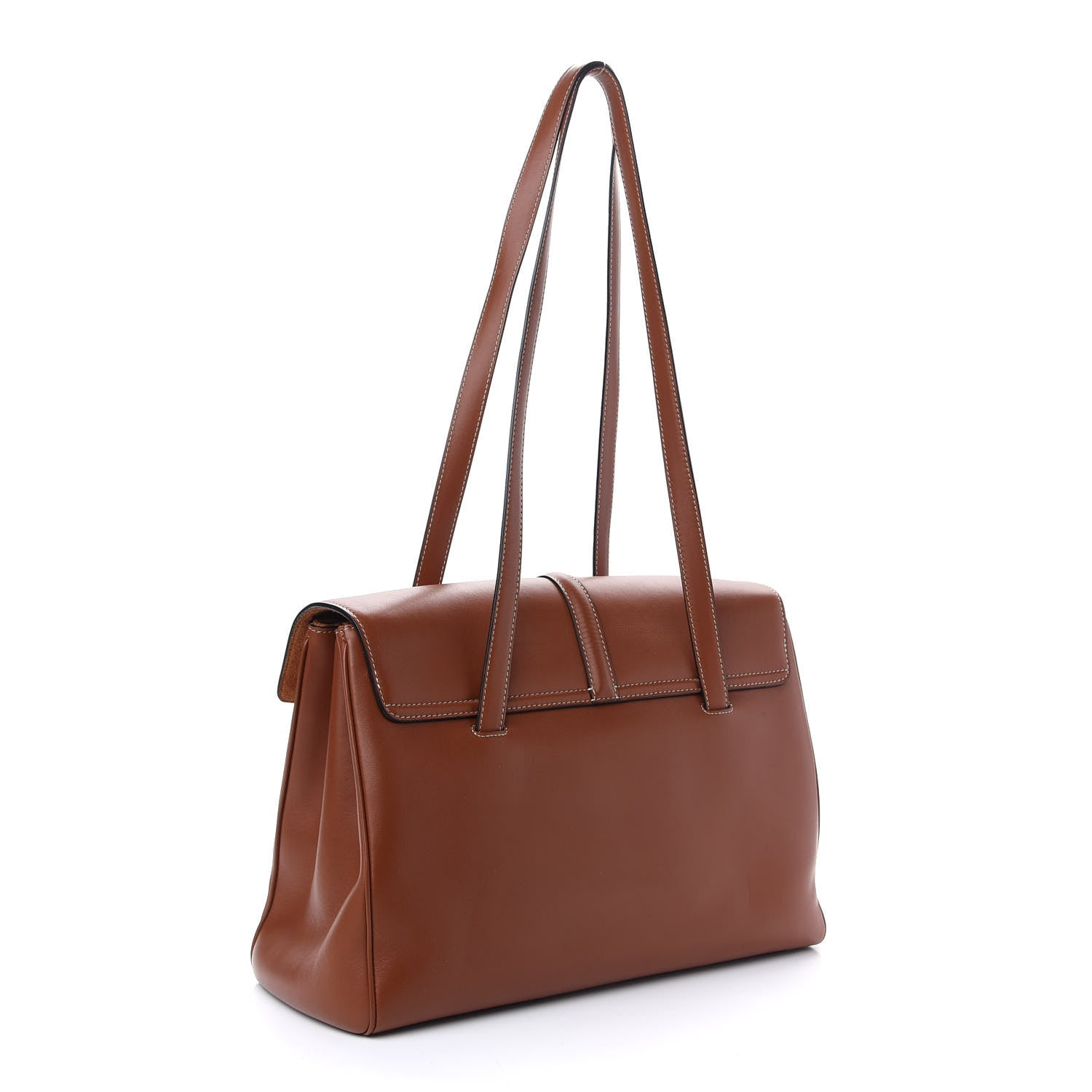 Celine Calfskin Medium Soft 16 Bag Tan 3 of 8