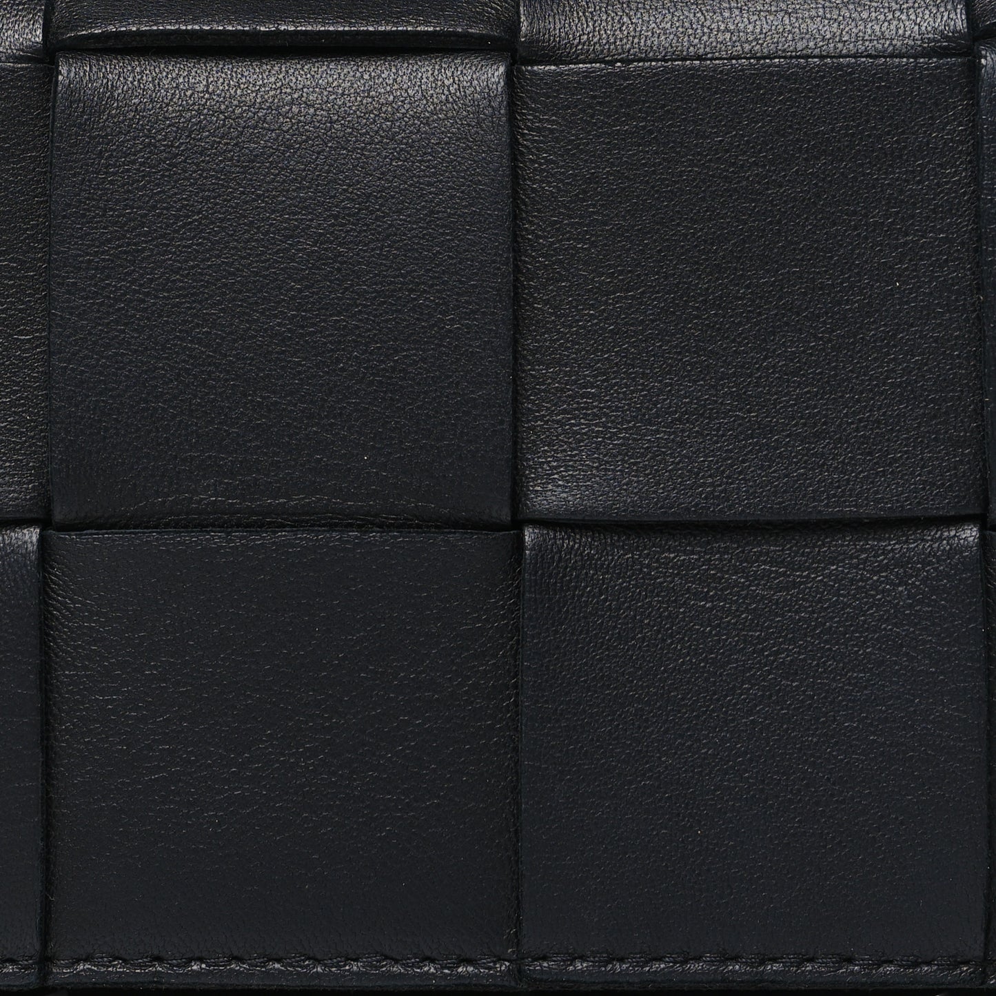 Nappa Maxi Intreccio The Belt Cassette Bag Black