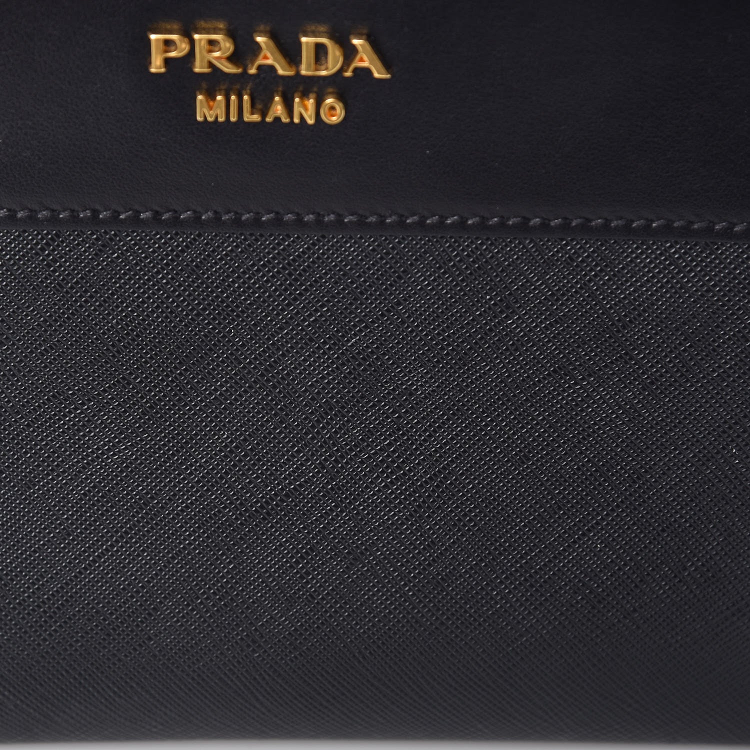 Prada Saffiano Soft Calfskin Bandoliera Bag Black 8 of 10
