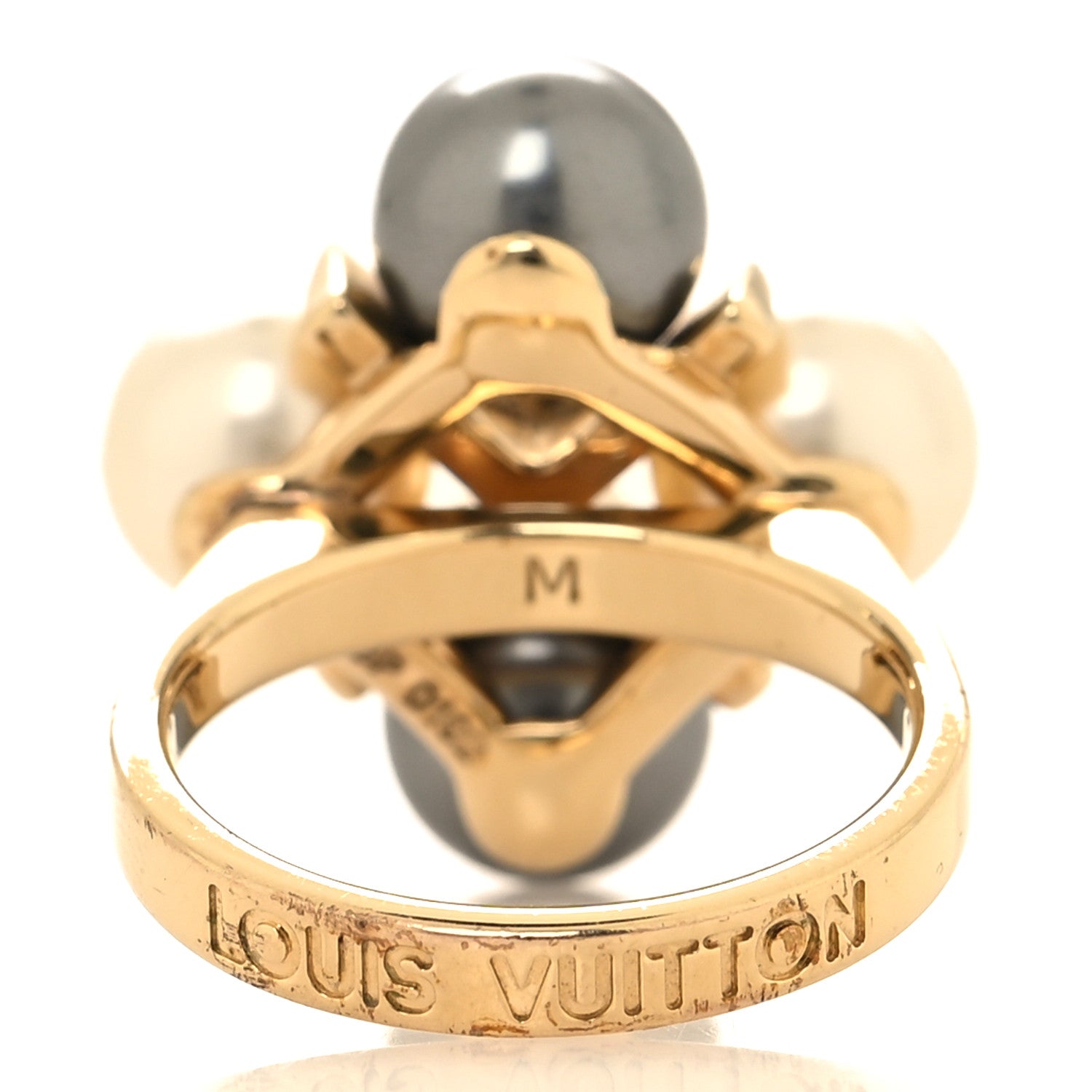Louis Vuitton Pearl Cry Me A River Ring M 3 of 4