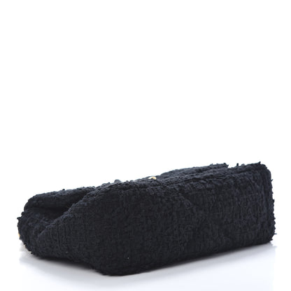 Chanel Tweed Quilted Medium Chanel 19 Flap Black 4 of 11