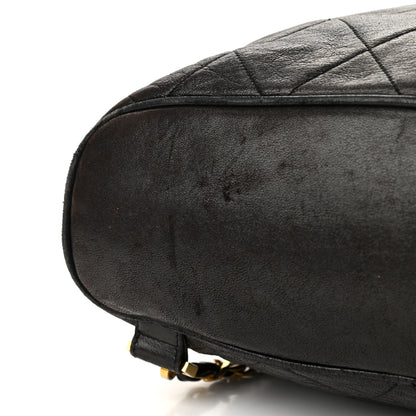 Chanel Lambskin Quilted Tassel Drawstring Backpack Dark Bown 12 of 15