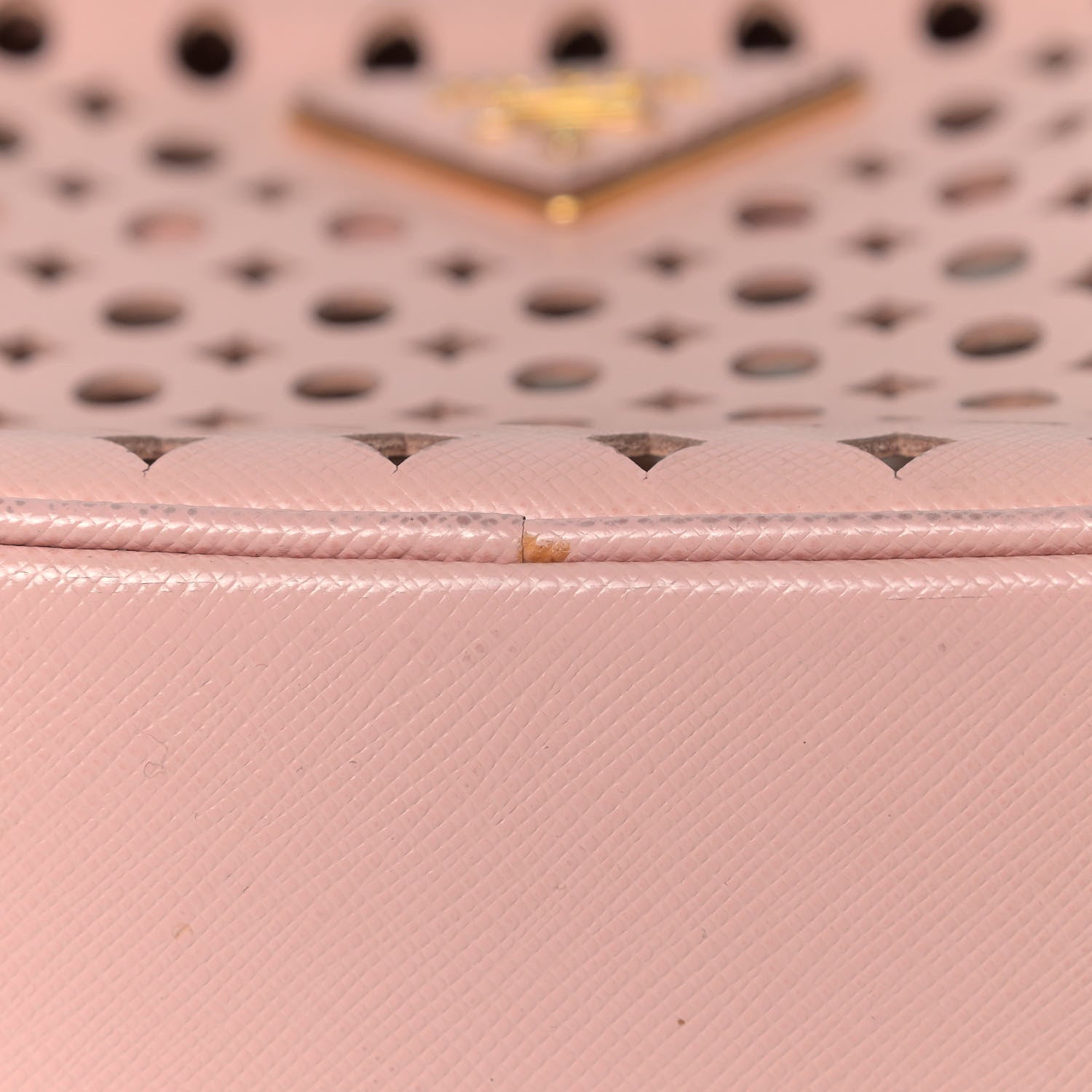 Prada Saffiano Perforated Crossbody Orchidea 12 of 12
