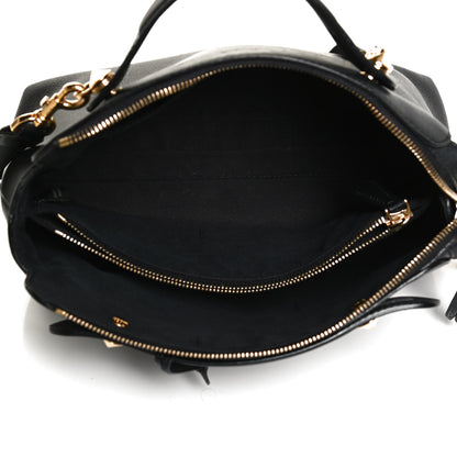 Fendi Vitello Dolce Chain Tail Gold Edition Medium By The Way Boston Bag Black Vintage Gold 4 of 13