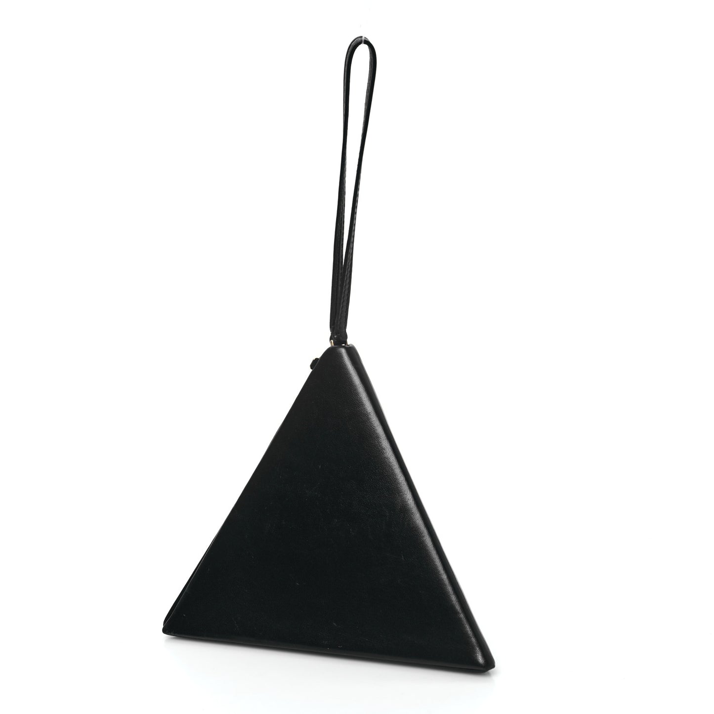 Lambskin Pyramid Clutch Black