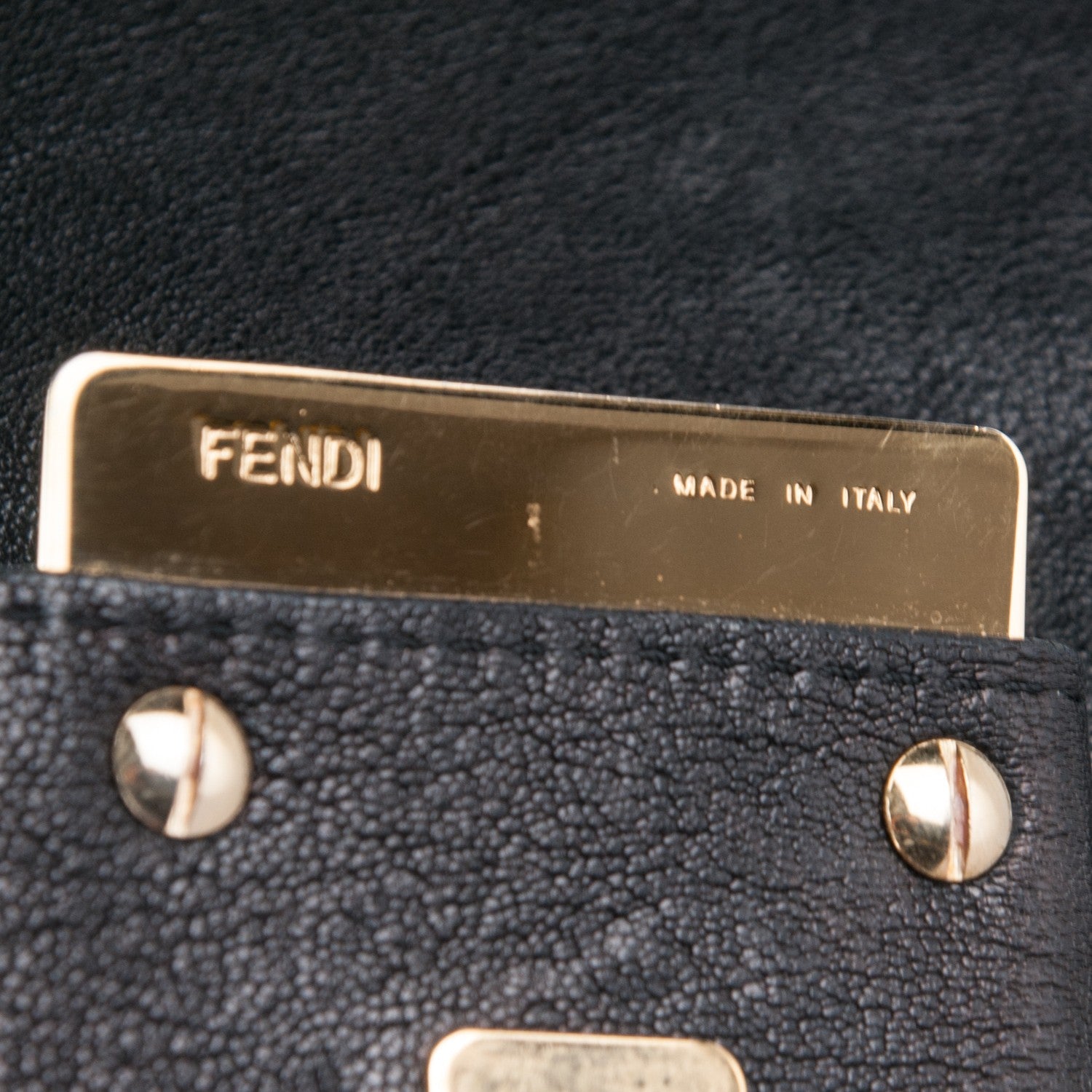 Fendi Calfskin Big Forever Mama Baguette Black 7 of 11
