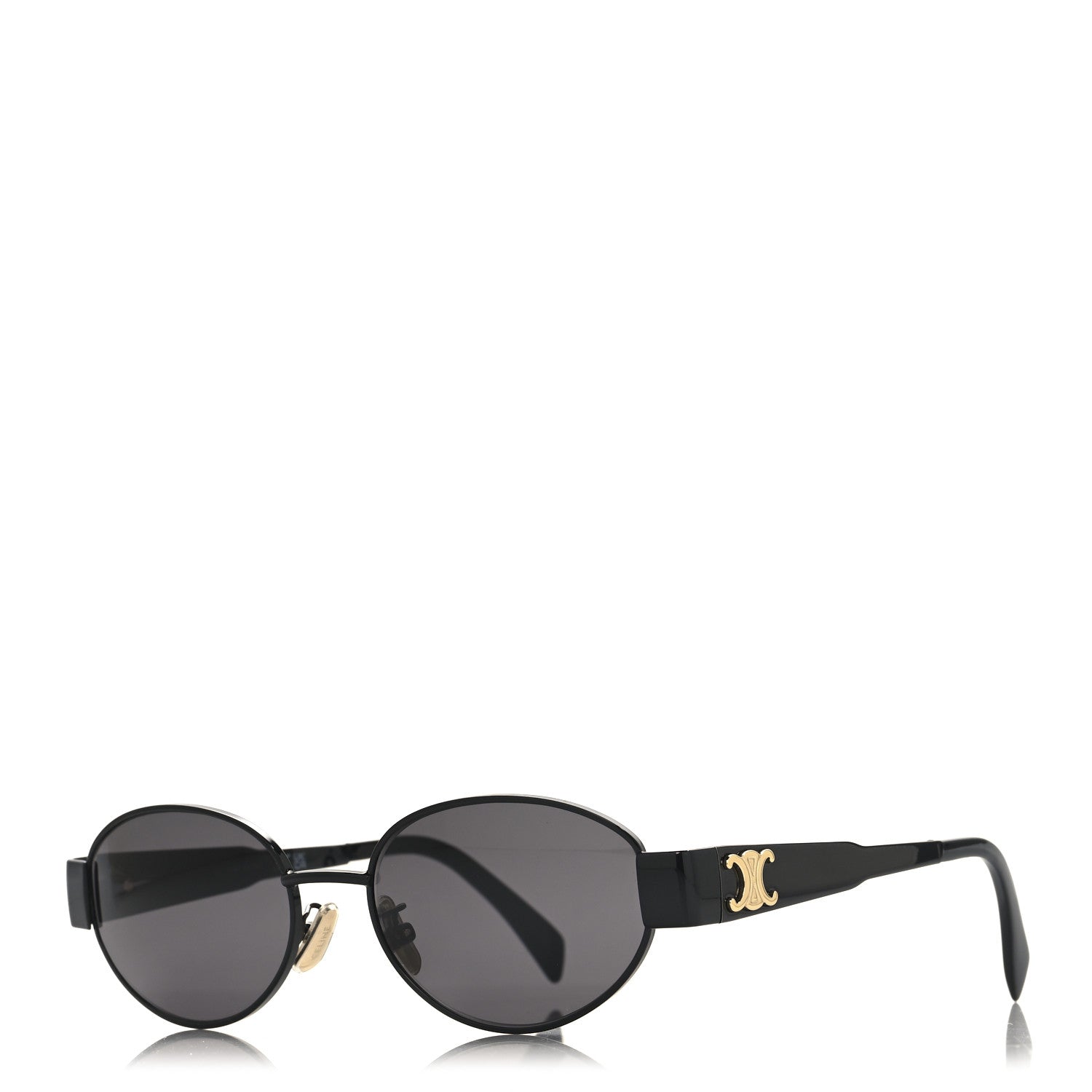 Celine Metal Triomphe 01 Sunglasses CL40235U Black Smoke 1 of 7