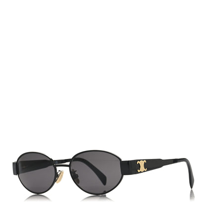 Celine Metal Triomphe 01 Sunglasses CL40235U Black Smoke 1 of 7