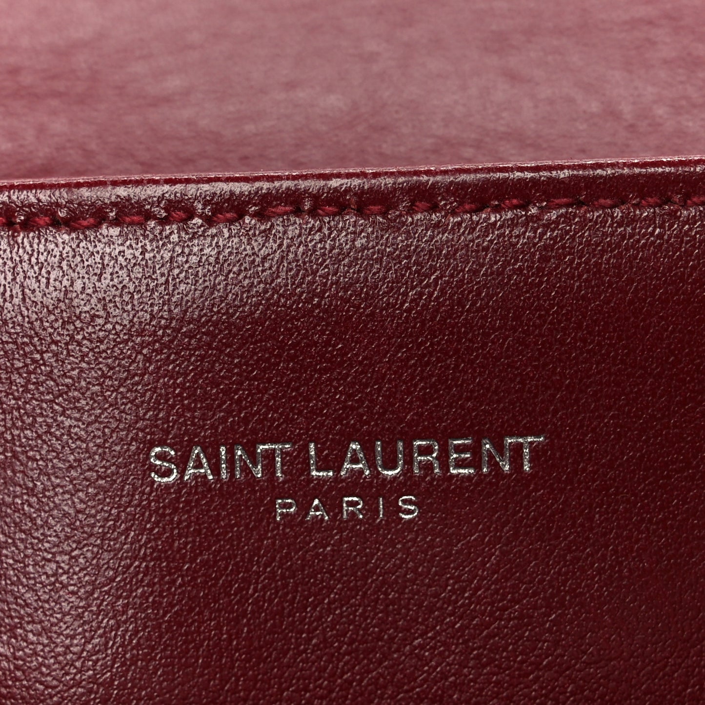 Calfskin Y Quilted Monogram Medium Loulou Chain Satchel Palissandre