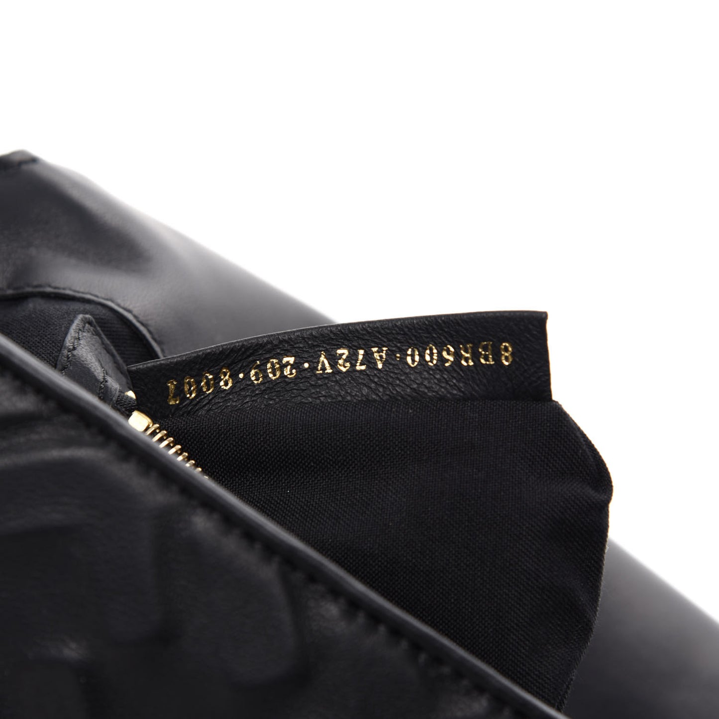 Nappa FF 1974 Embossed Baguette Black
