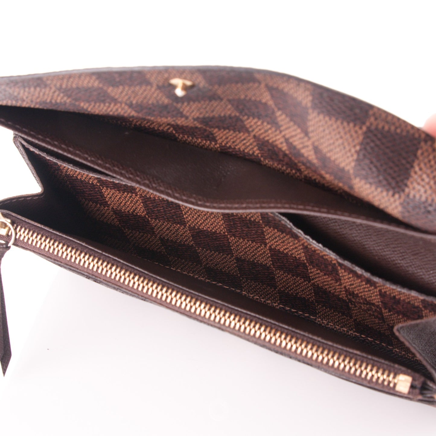 Damier Ebene Emilie Wallet